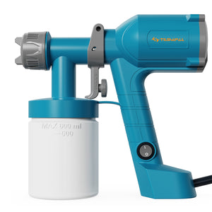 Tilswall HVLP Ultra-leichte Elektrische Farbsprühgerät mit 600ml Farbbehälter