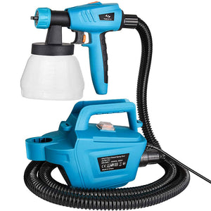 Tilswall 800W Farbsprühsystem, Elektro Lackierpistole mit 1300 ml Behälter