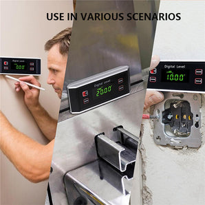 Tilswall Neigungsmesser, Digitaler Winkelmesser/Wasserwaage/Winkelfinder und Messwerkzeug