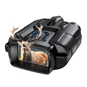 4K-Nachtsichtfernglas – 8-facher Zoom/2000FT IR/5000mAh, 3-Zoll-HD-Bildschirm Nachtsichtbrille