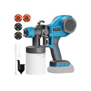Tilswall Alien500 600ml Akku Farbsprühsystem Kabellos | Lackierpistole für 18V Makita Akku