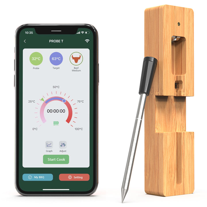 Das Komplett Kabellose Smarte Fleischthermometer