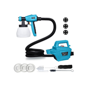 Tilswall 800W Farbsprühsystem, elektrische Lackierpistole mit 1300 ml Behälter