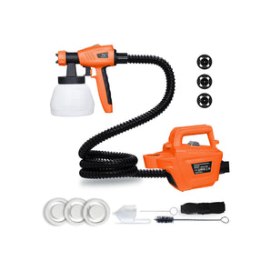 Tilswall 800W Farbsprühsystem, Elektro Lackierpistole mit 1300 ml Behälter