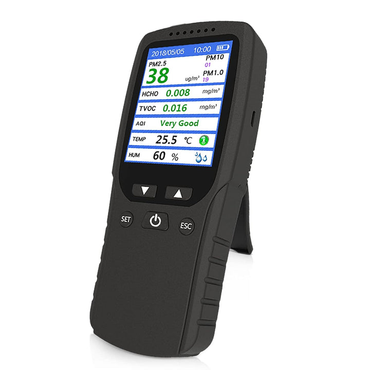 Tilswall Luftqualitätsmonitor – Detektor für Innenraumluftverschmutzung im Haushalt