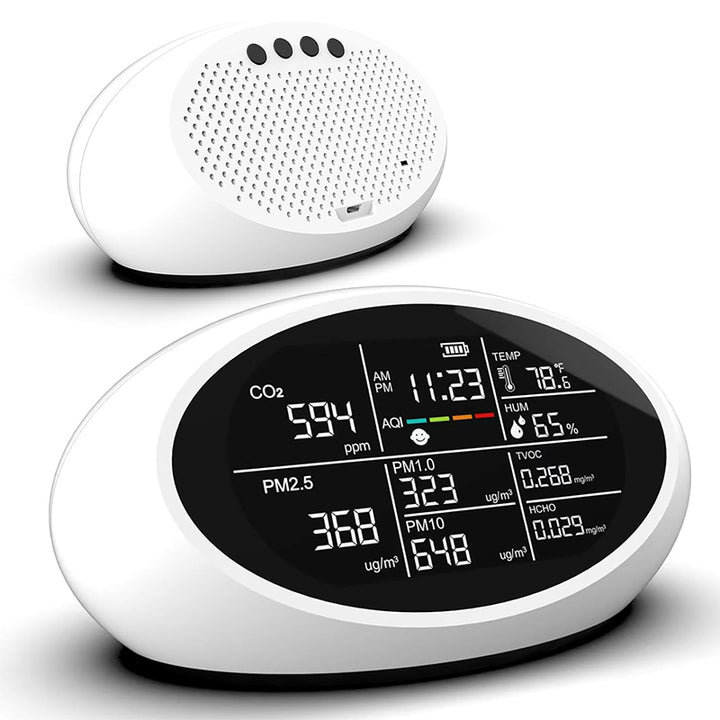 Professioneller 10-in-1-Luftqualitätsmonitor für den Innenbereich