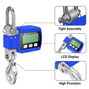 Tilswall Digitale Kranwaage mit Aluminiumgehäuse