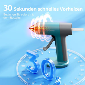 Tilswall Heißklebepistole mit 2000mAh Heißklebepistole akku