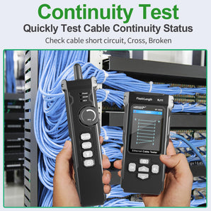 Tilswall Netzwerkkabeltester mit IP-Scanner – LAN-Kabeltester für RJ45-Netzwerke