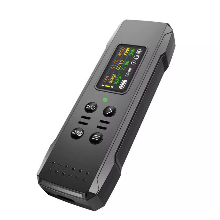 Tilswall Kernstrahlungsdetektor, professionelles Dosimeter digitaler Radioaktivitätstester mit akustischem und optischem Alarm