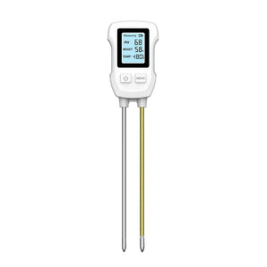 Tilswall 3-in-1 Digitales Bodenmessgerät – Boden-pH, Temperatur & Feuchtigkeit für Pflanzen