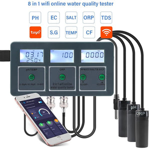 Tilswall Wassertester, 8 in 1 Wasserqualitätsdetektor