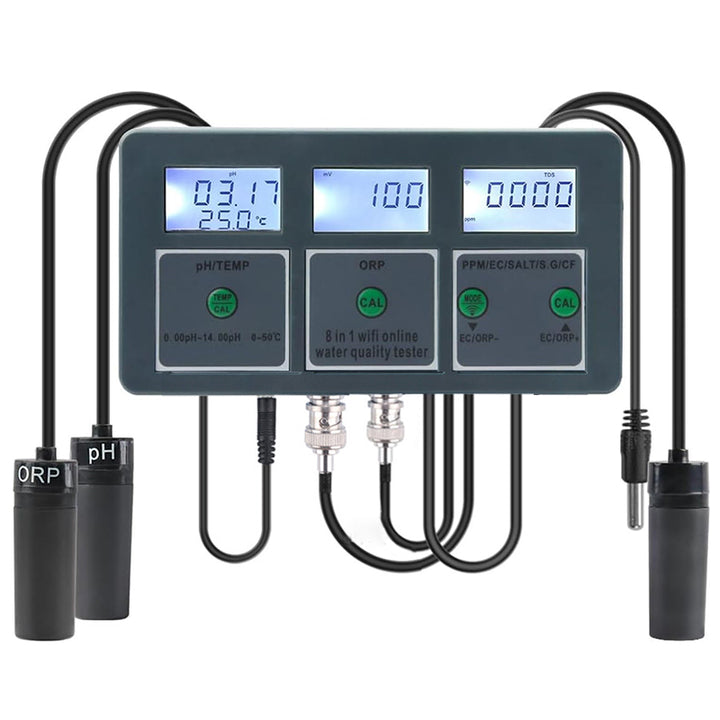 Tilswall Wassertester, 8 in 1 Wasserqualitätsdetektor
