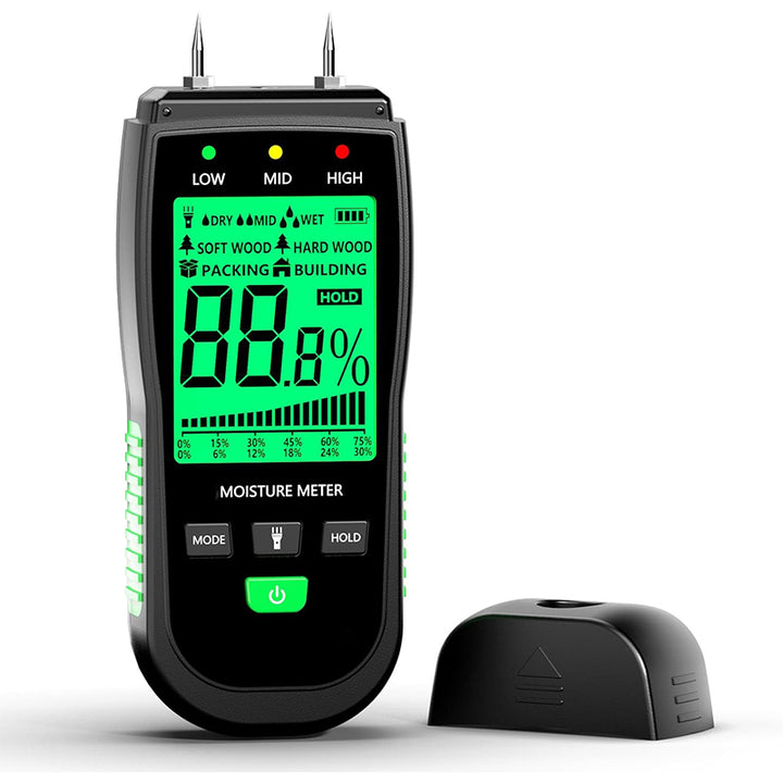 Tilswal Holzfeuchtemessgerät, Brennholzfeuchtigkeitsmesser