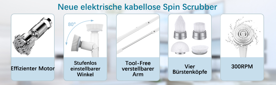 tilswall elektrische reinigungsbürste